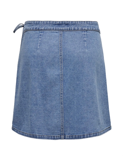 Villa Wrap Tie Denim Nederdel - Only